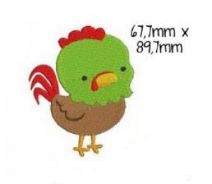 Stickmuster - Bauernhof - Hahn